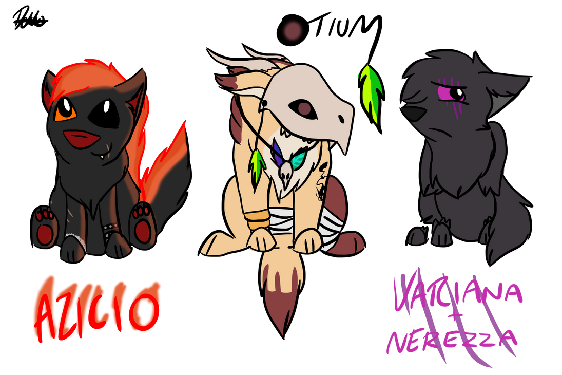 The Three Rascals - Chibi Style by Dekkasaurus on DeviantArt