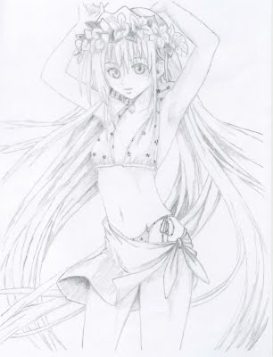 Anime girl by pencil-artist on DeviantArt Anime girl by pencil-artist on DeviantArt