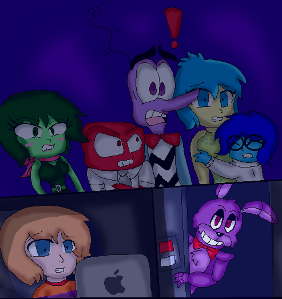 Riley (and the Emotions) Play FNAF by KiratheMemeQueen on DeviantArt