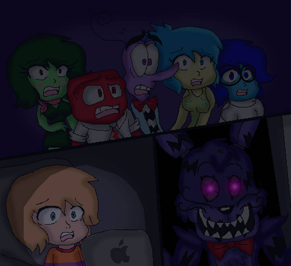 Riley (and the Emotions) Play FNAF 4 by KiratheMemeQueen on DeviantArt