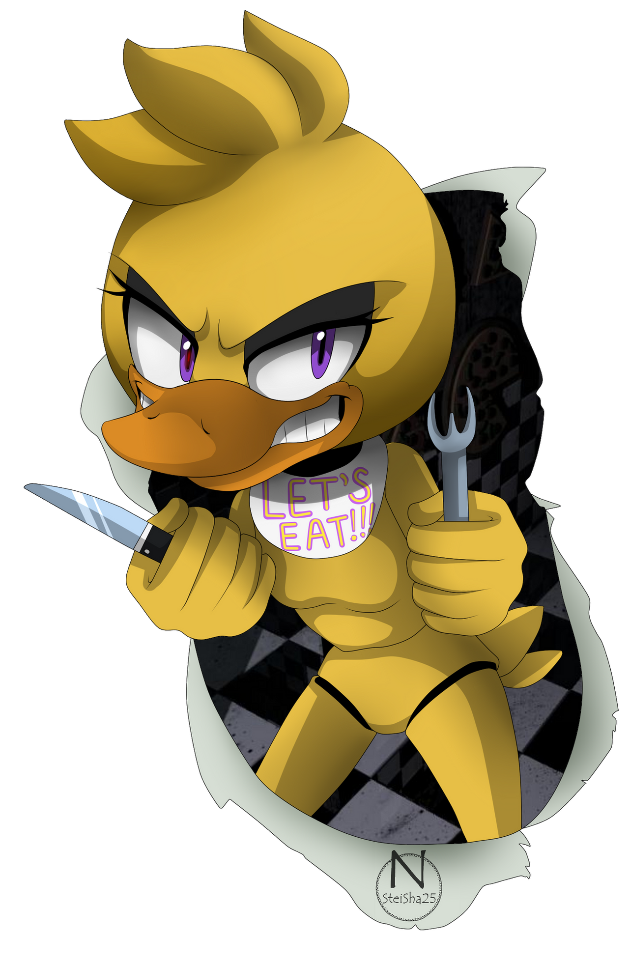 Old Chica (Sonic Style)