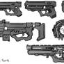 Darkcore series- Agna weaponry -Guns