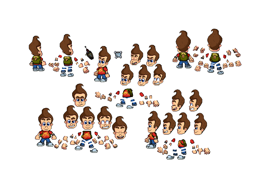 Jimmy Neutron Sprite Rig by KJArtBlog on DeviantArt