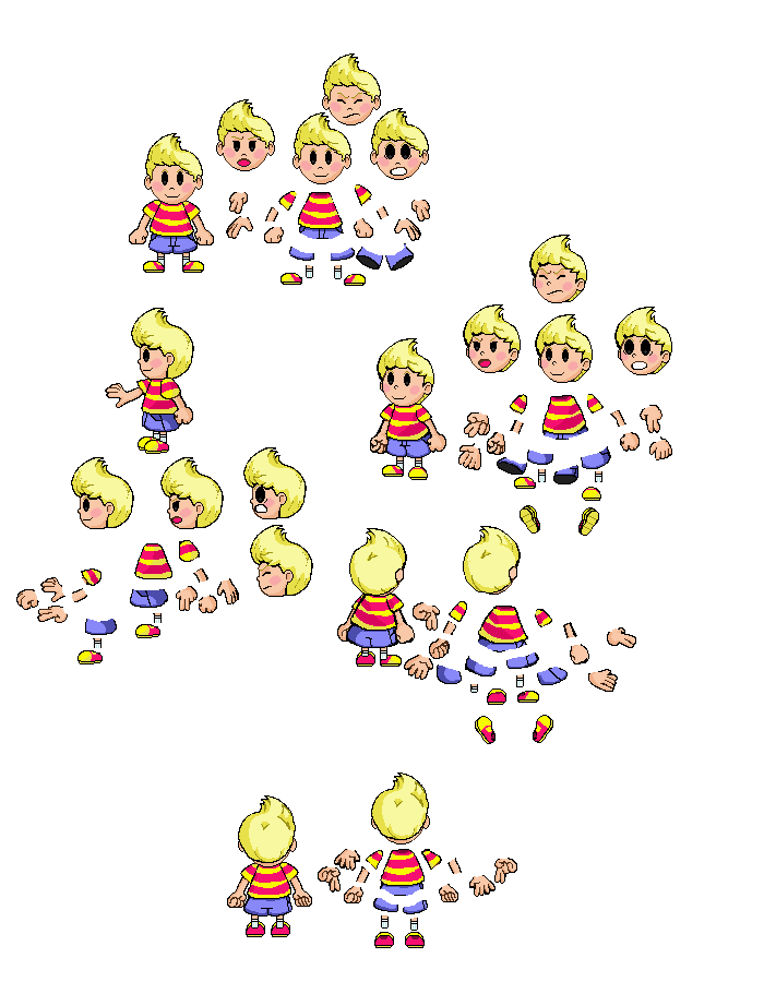 Character Sprite Rig Lucas Sprite Rig by KJArtBlog on DeviantArt
