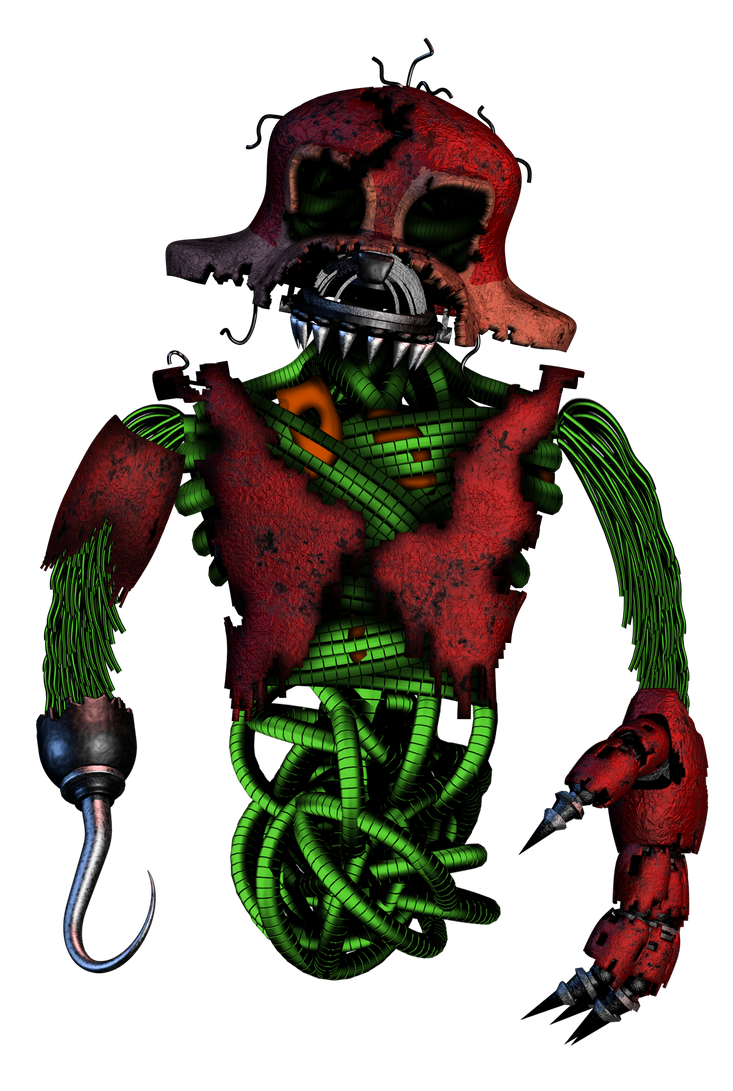 Infested nightmare foxy by LeafGuardian on DeviantArt