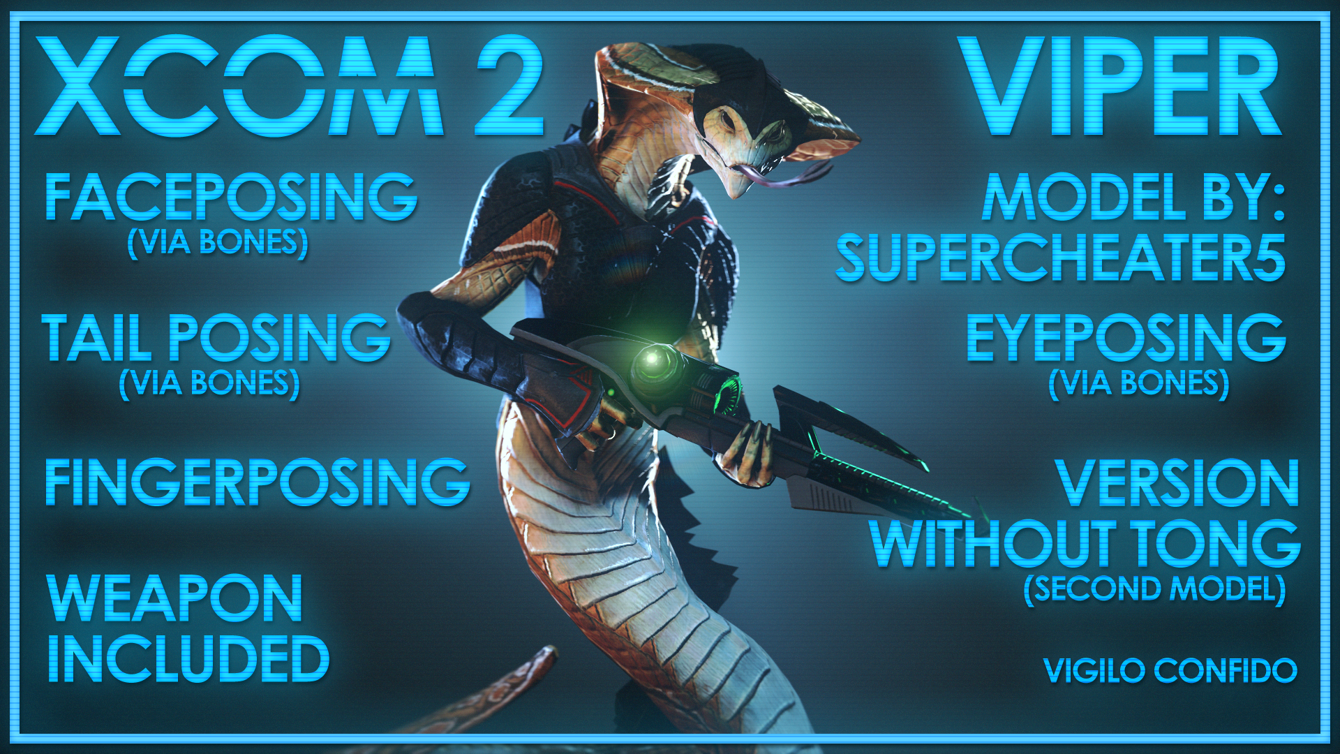 XCOM 2: Viper (with weapons)