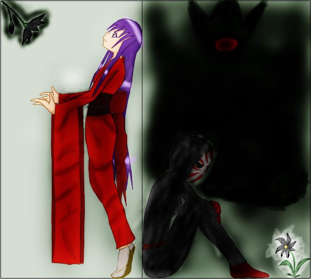 Kyoko and Kagami by HumanTheOtherRedMeat on DeviantArt