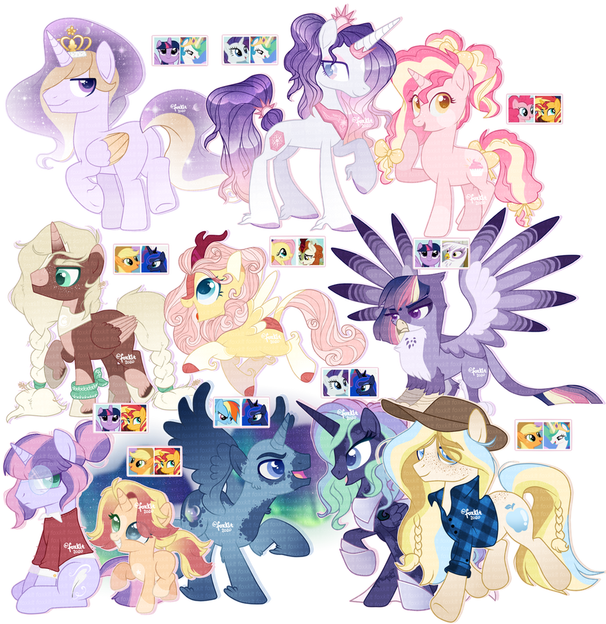 Mlp Designes mlp designs 01 | comm by foxklt on DeviantArt