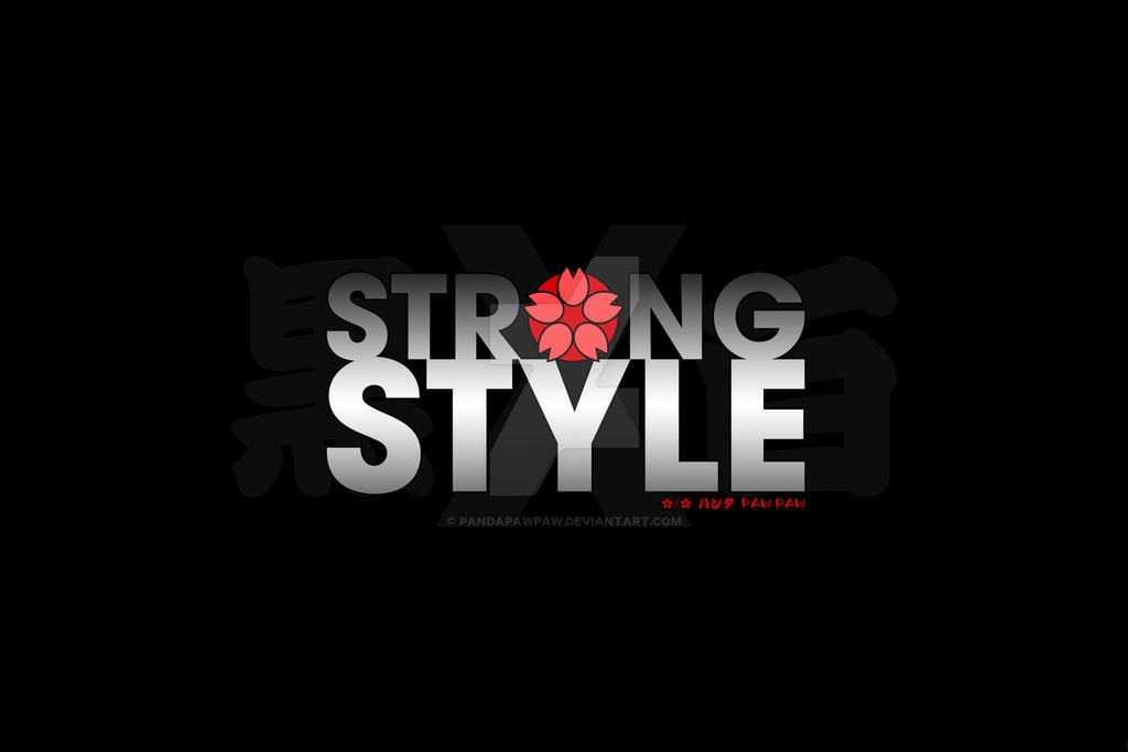 Strong Style Logo By Pandapawpaw On Deviantart Strong Style Logo By Pandapawpaw On Deviantart