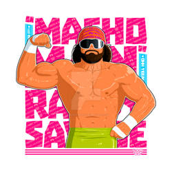 Macho Man Randy Savage (2023) by PandaPawPaw