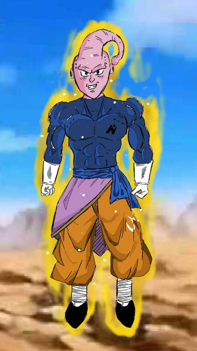 Majin Buu (Goku and Vegeta Absorbed) by ReAwakenZ on DeviantArt