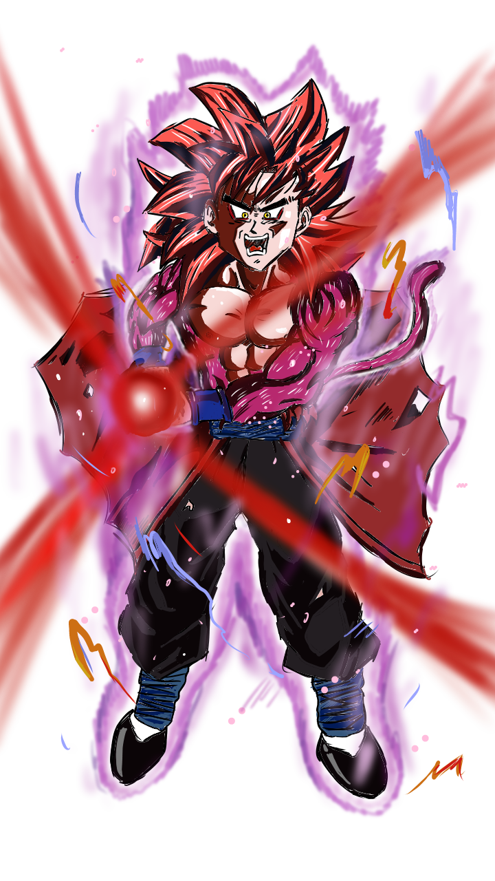 Goku SSJ5 and Vegeta SSJ4 Limit Breaker Fusion by DanteAce69 on DeviantArt
