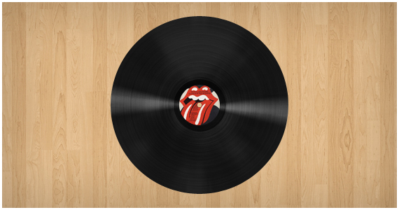 Realistic Vinyl Record