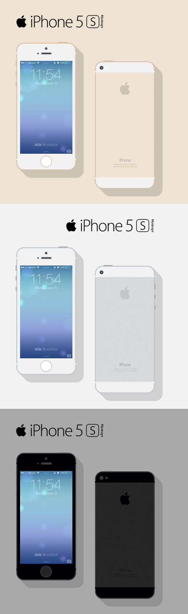 Freebie: iPhone 5s Mockup