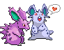 Nidoran-F and Nidoran-M