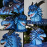 Blue Dragon Azurath Sculpt