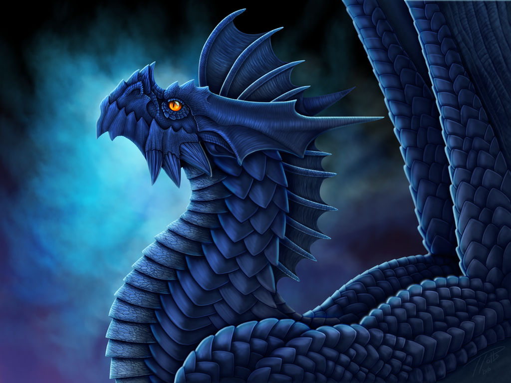 Blue Guardian Dragon