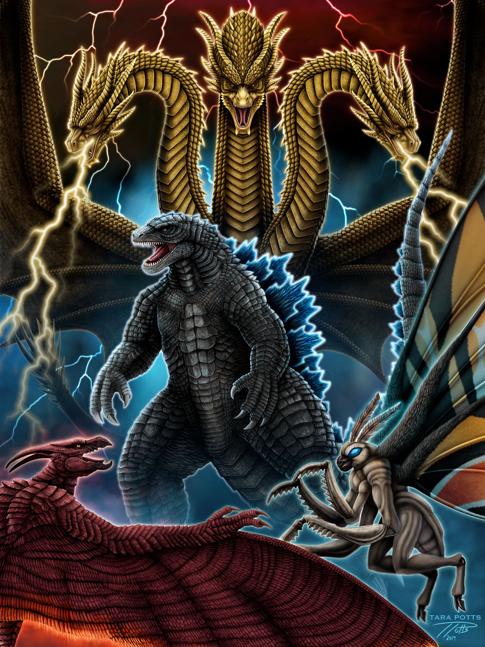 KOTM Godzilla Ghidorah Rodan Mothra By DragonosX On DeviantArt kotm-godzilla-ghidorah-rodan-mothra-by-dragonosx-on-deviantart