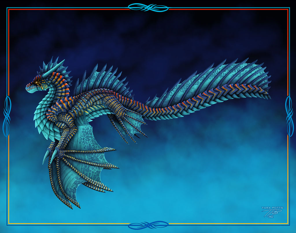 Gray Cosclay Sea Dragon by HowManyDragons on DeviantArt
