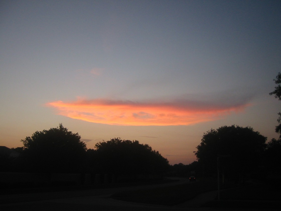 UFO Sunset