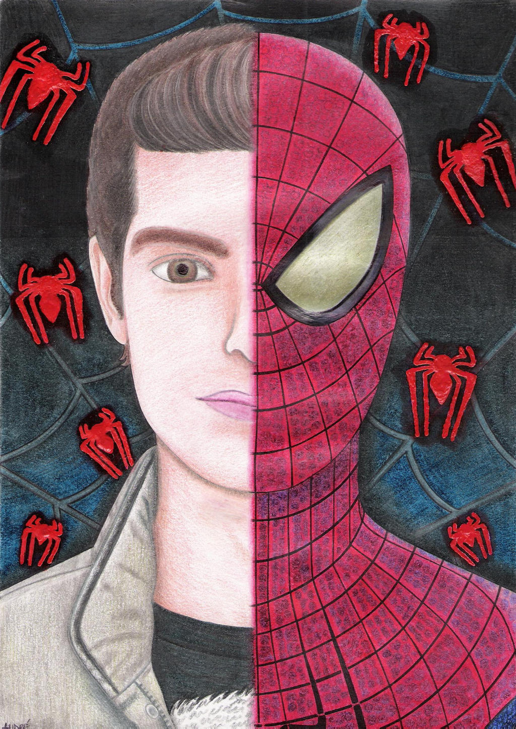 Spider-Man drawing - 2012 by andrecamilo20 on DeviantArt