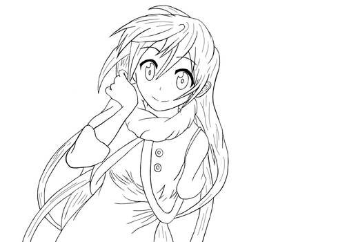 Nisekoi - Chitoge (4) - Lineart