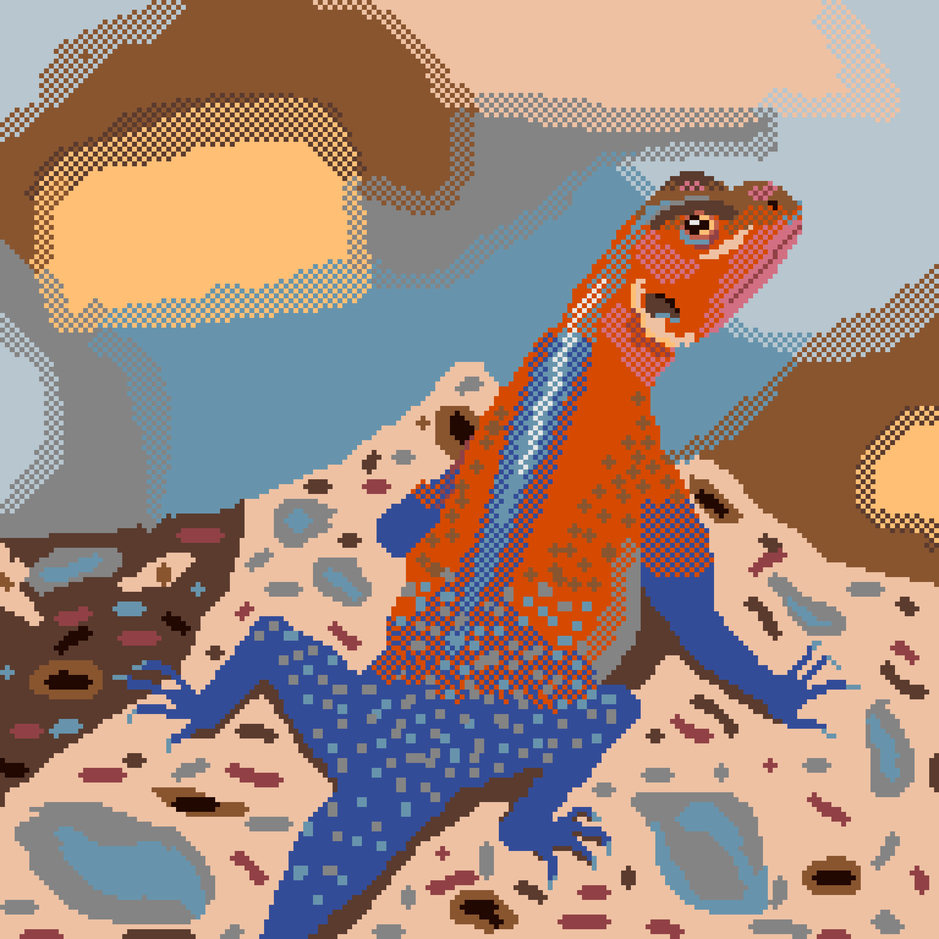 Lizard pixel art by Sugardragon15 on DeviantArt