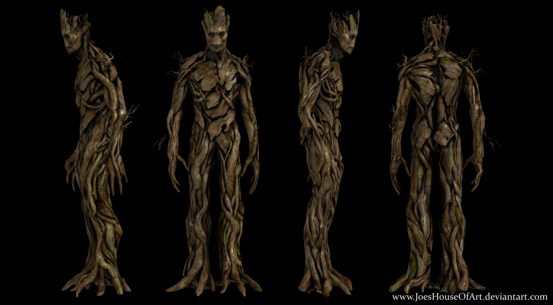 Groot Arm Model GotG - Groot HD custom 3D model by ShaunsArtHouse on DeviantArt