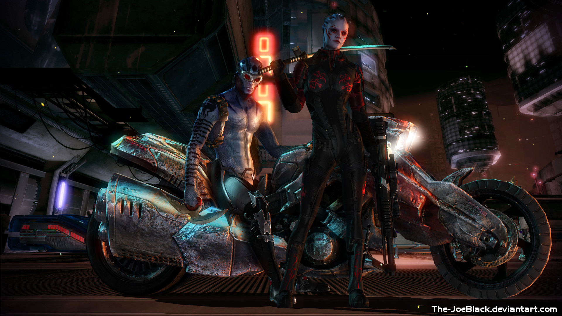 Mass Effect Occitania - Ekram and Pandora