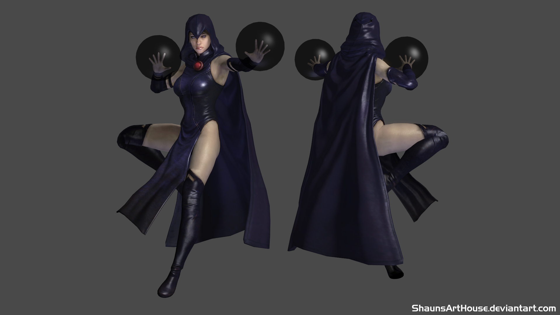 Teen Titans 3D Raven by Bandidude on DeviantArt