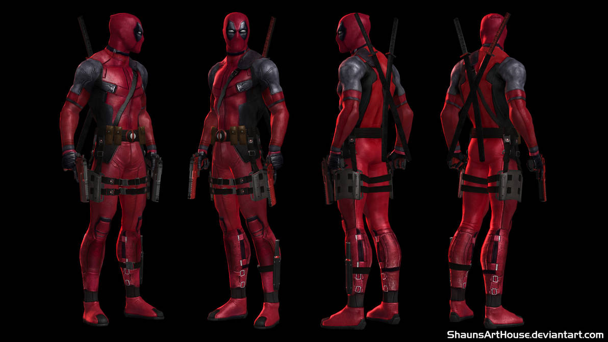 Deadpool Ryan Reynolds movie custom 3D model by ShaunsArtHouse on ...