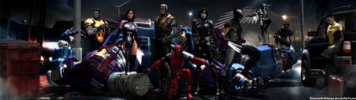 X-Force Movie Dual Screen Wallpaper