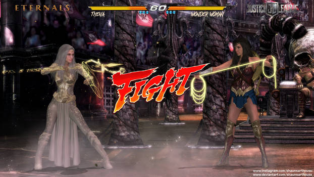 Krossover Kombat - Thena vs Wonder Woman