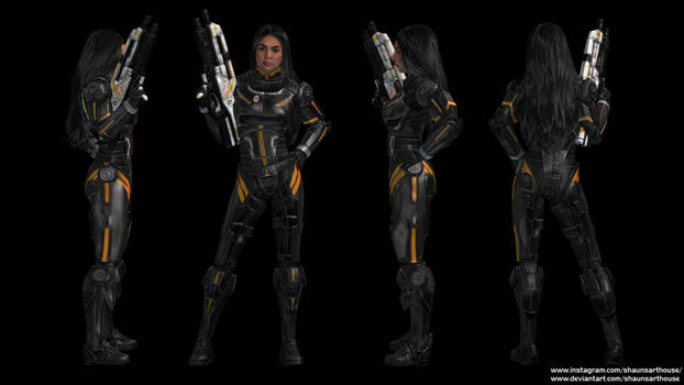 Mass Effect Occitania - Charli Cerberus Soldier