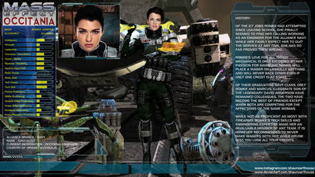 Mass Effect Occitania - Romee Juniper Profile
