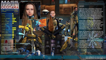 Mass Effect Occitania - Frankie Profile