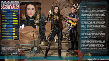 Mass Effect Occitania - Emilia Espindola Profile