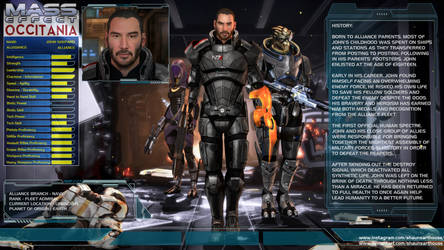 Mass Effect Occitania - John Shepard Profile
