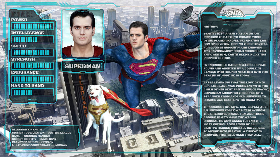 Omniverse - Superman Profile by ShaunsArtHouse on DeviantArt