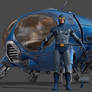 WIP - Blue Beetle Ted Kord Custom 3D Model