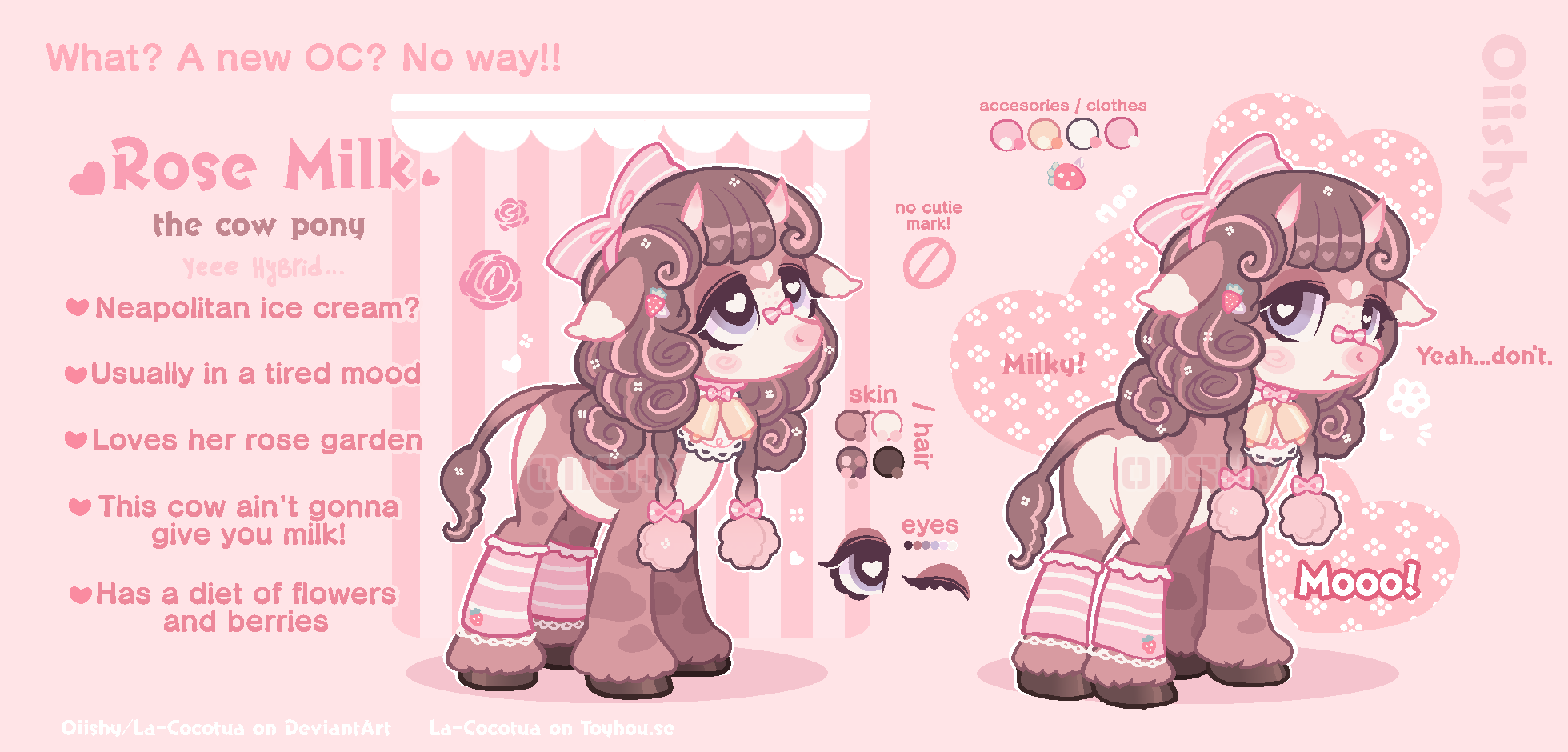 MLP OC Cow Pony by Oiishy on DeviantArt
