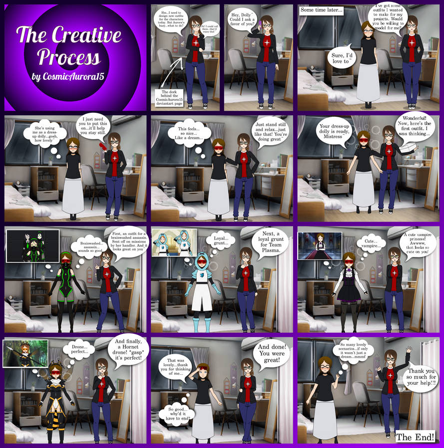 The Creative Process by CosmicAurora15 on DeviantArt