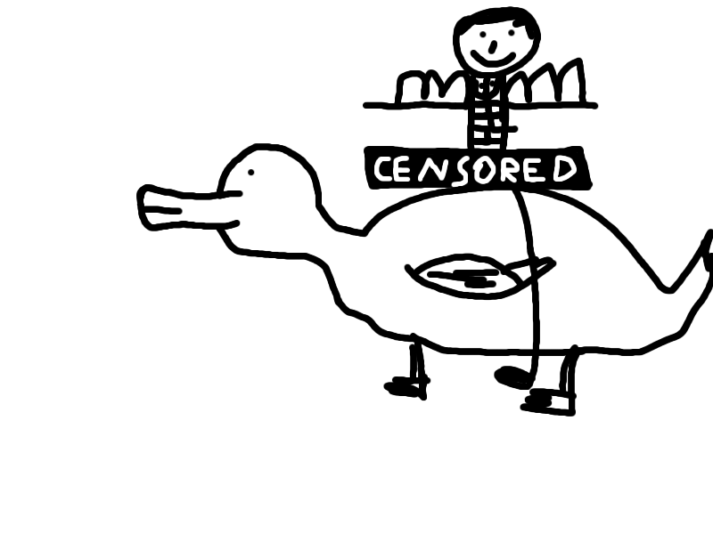 Duck Riding Deviantart Guy riding a duck by Koarik on DeviantArt
