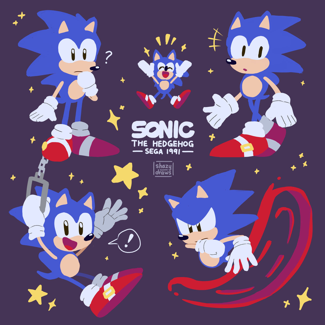 Sonic the Hedgehog 1 (1991): OST Album Art by Danhanado on DeviantArt