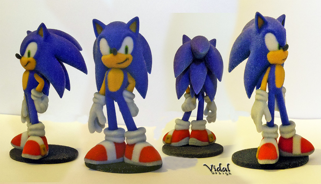 Sonic the hedgehog - 3d print !