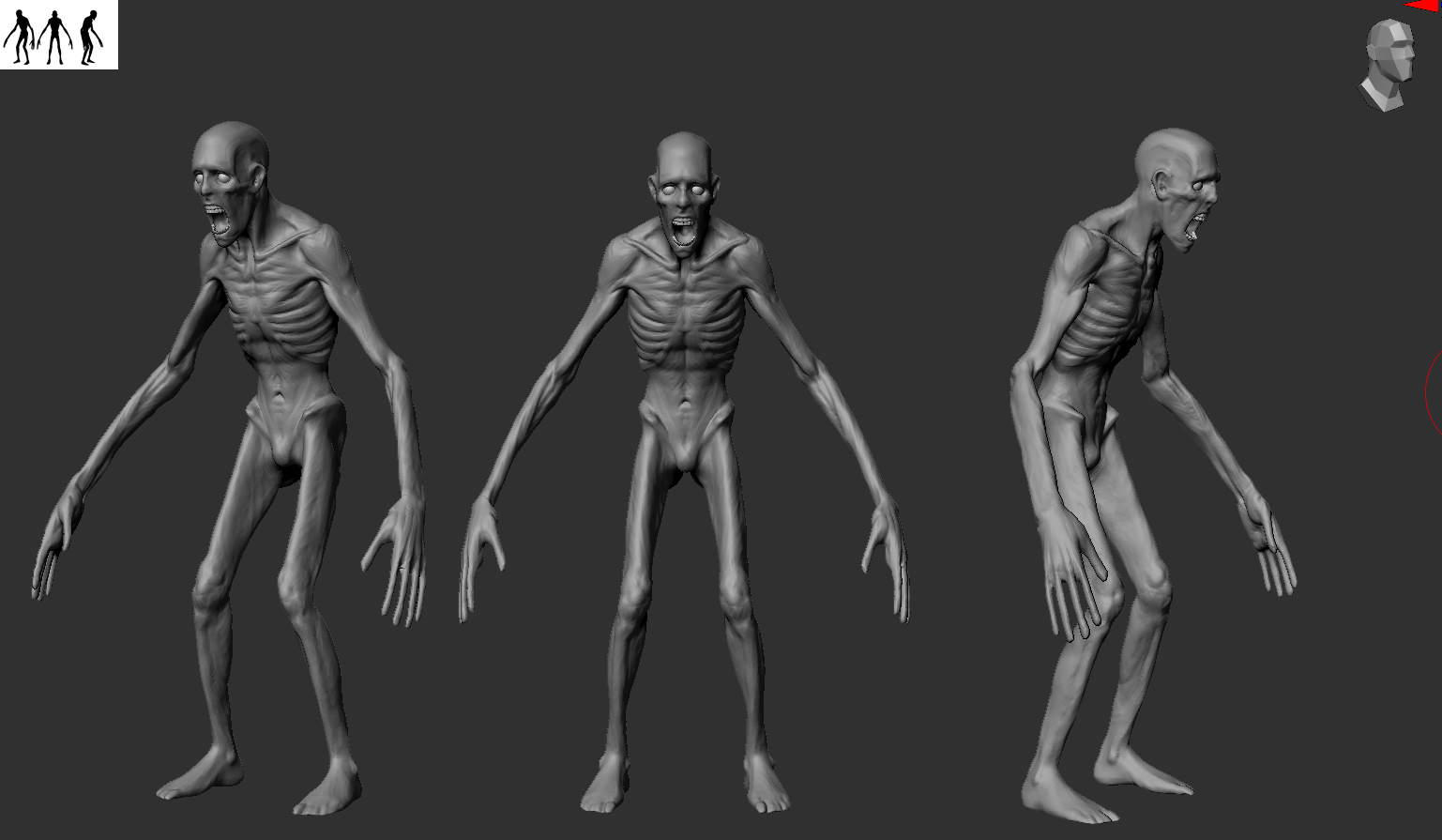 SCP-096 skeleton 3D model 3D printable