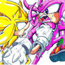 super sonic vs hyper knuckles