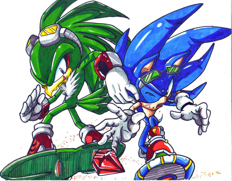 jet and sonic colored