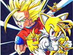 ssj2 gohan and super tails CL by trunks24