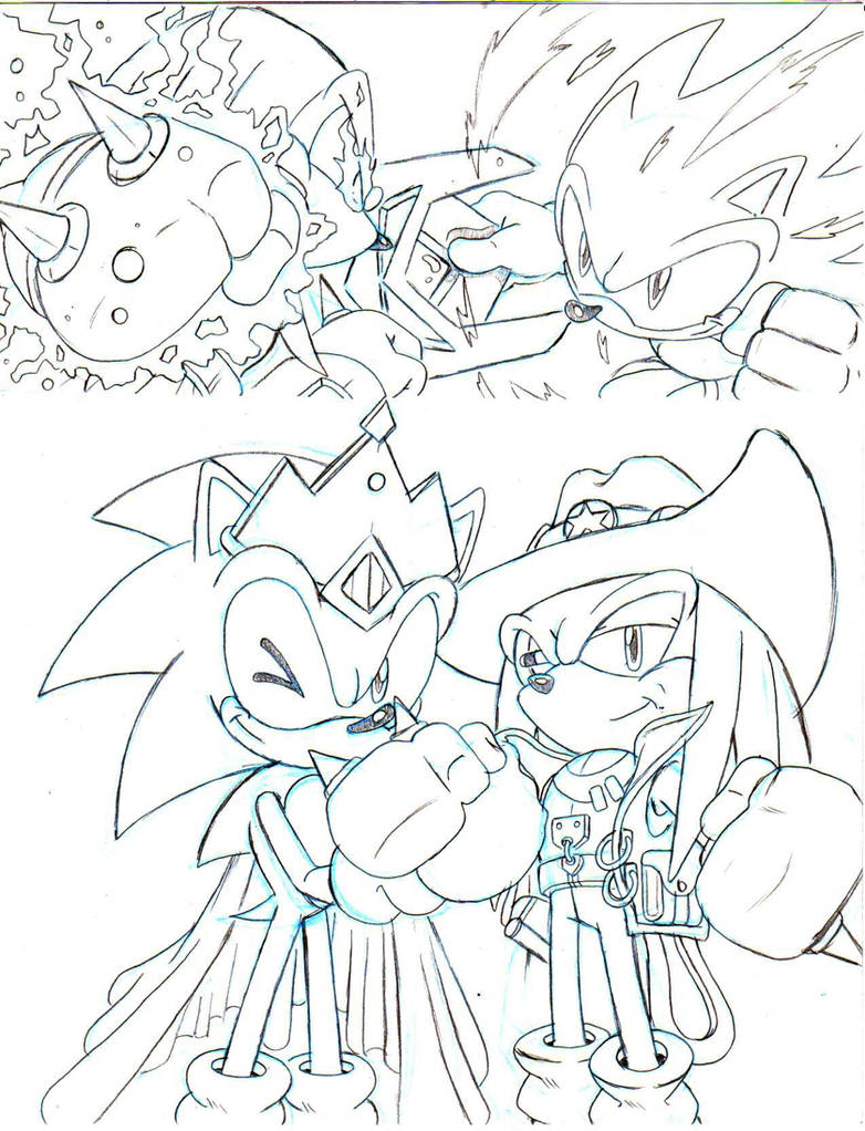 Sonic Vs Knuckles MY NUMBER1 FRIENDLY RIVAL teasr2 by trunks24 on